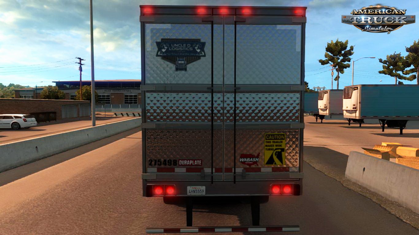 Uncle D Logistics VTC ATS 3000 Stand Alone Reefer Trailer v1.1 (v1.6.x)