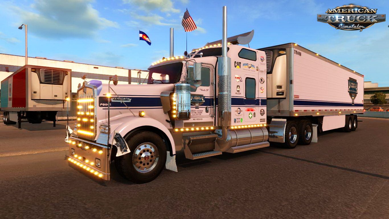 Uncle D Logistics VTC ATS 3000 Stand Alone Reefer Trailer v1.1 (v1.6.x)