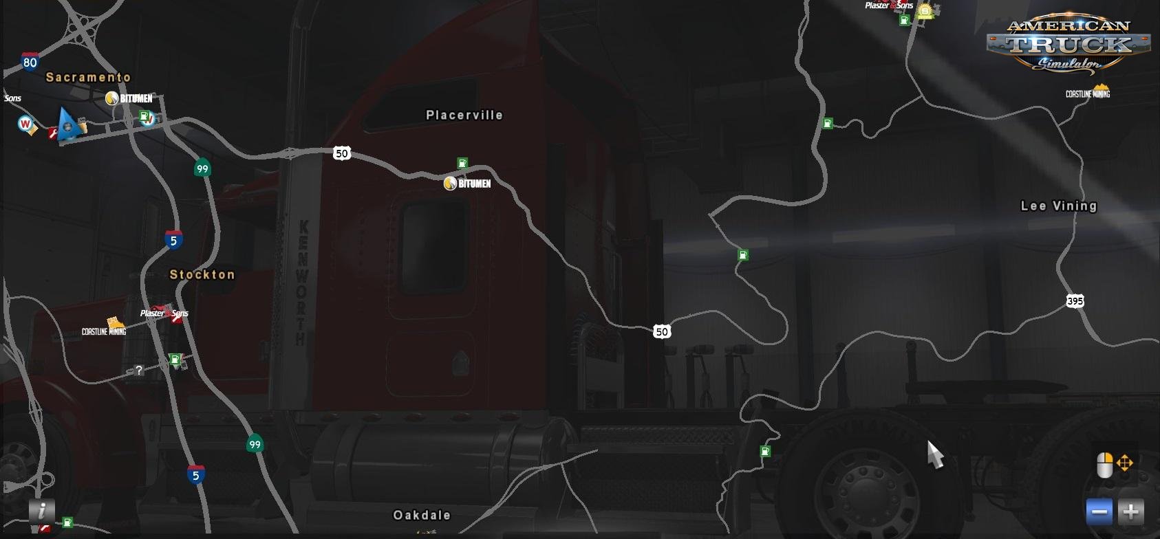 Project West Map v1.3.2 + Addon Vegas + US 50 & CA 99 (v1.6.x)