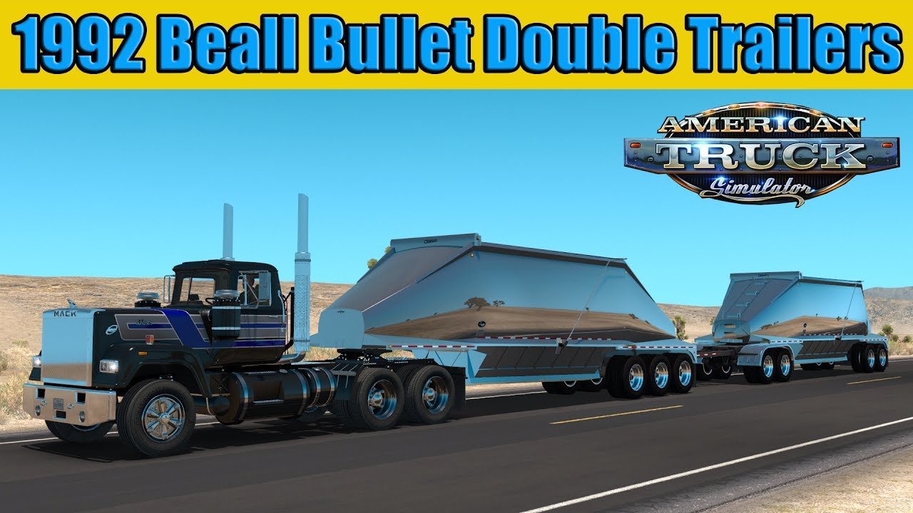 Double Trailers Beall Bullet 1992 - American Truck Simulator