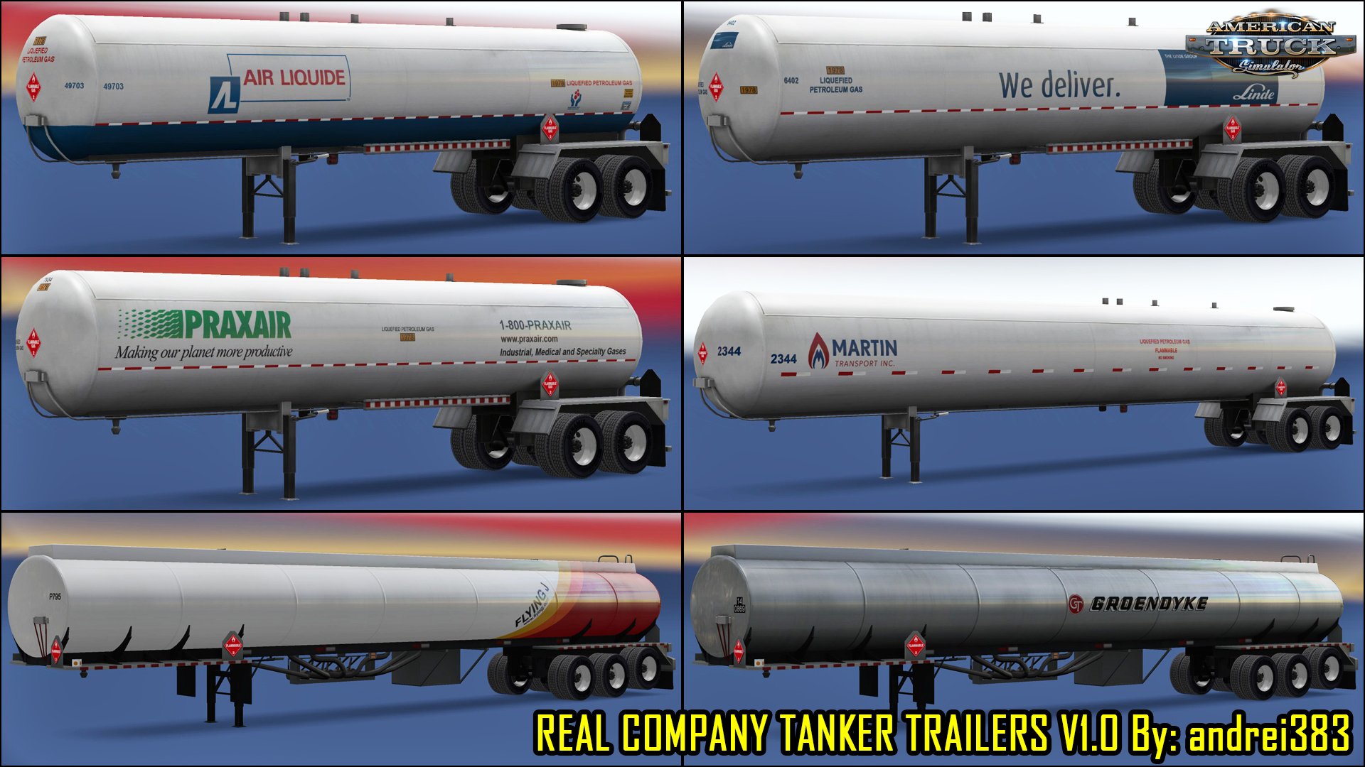 Real Company Tanker Trailers v1.0 by andrei383