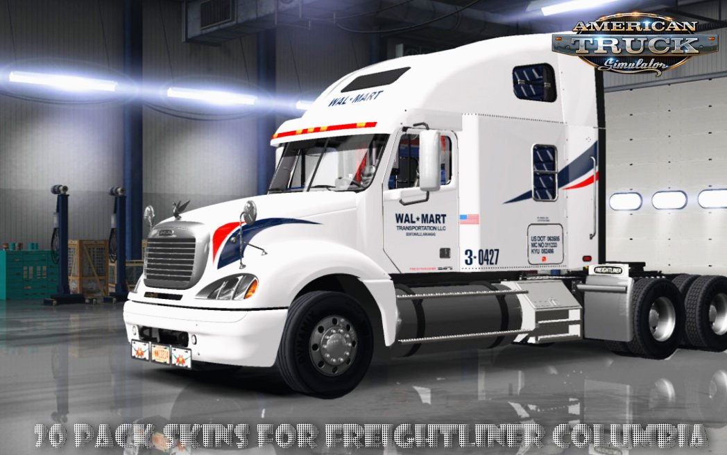 20 Pack Skins for Freightliner Columbia v1.0 (v1.6.x)