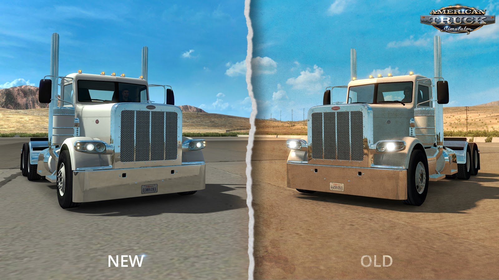 Better light flares for vehicles for American Truck Simulator