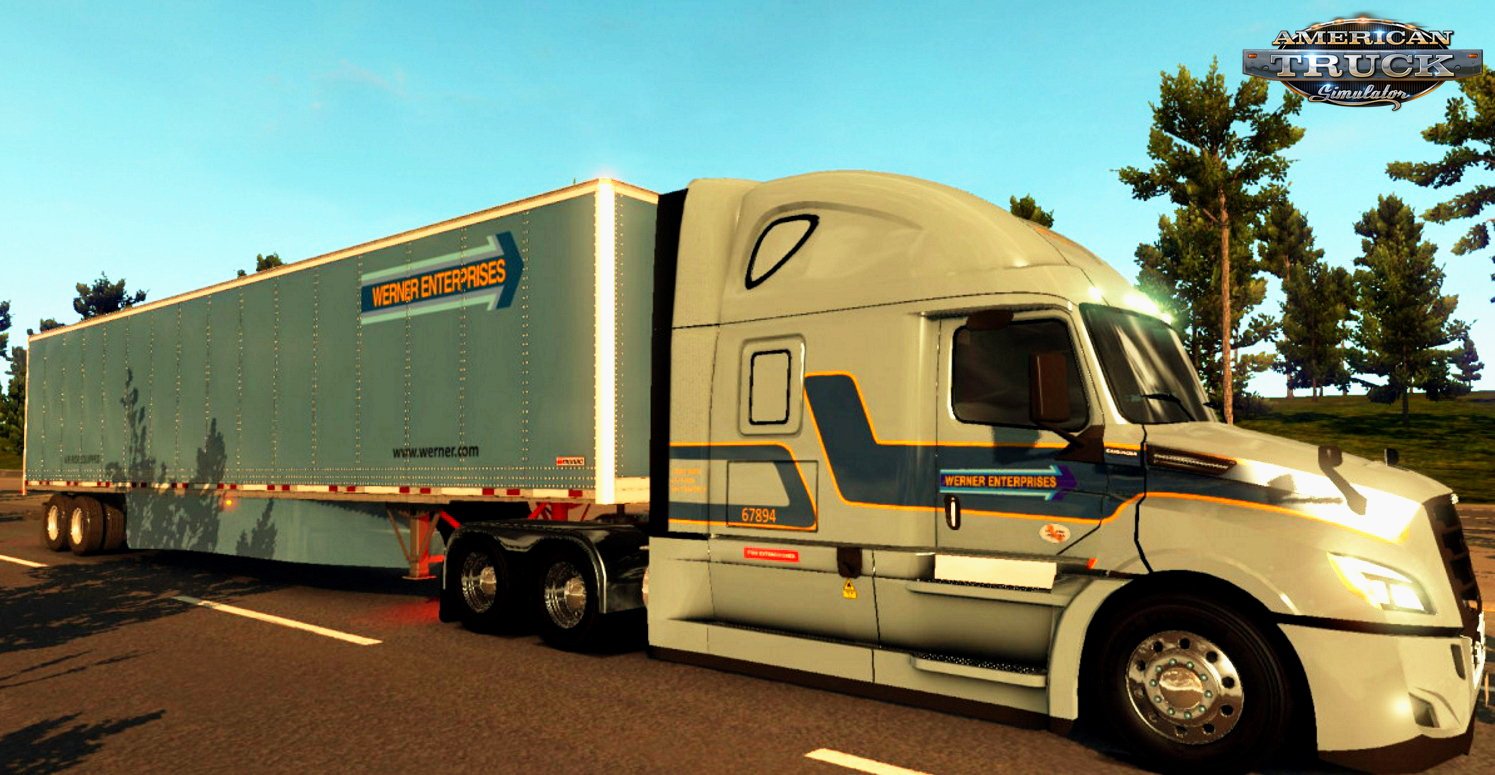 Werner Skin for Freightliner Cascadia 2018 v1.0 (v1.6.x)