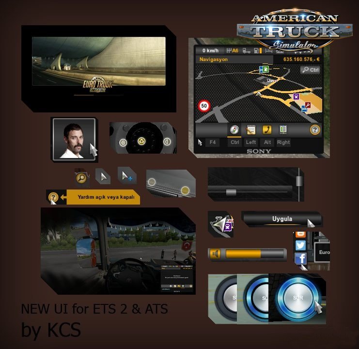 New UI for Ets2 and Ats v1.0 by BCRTVKCS