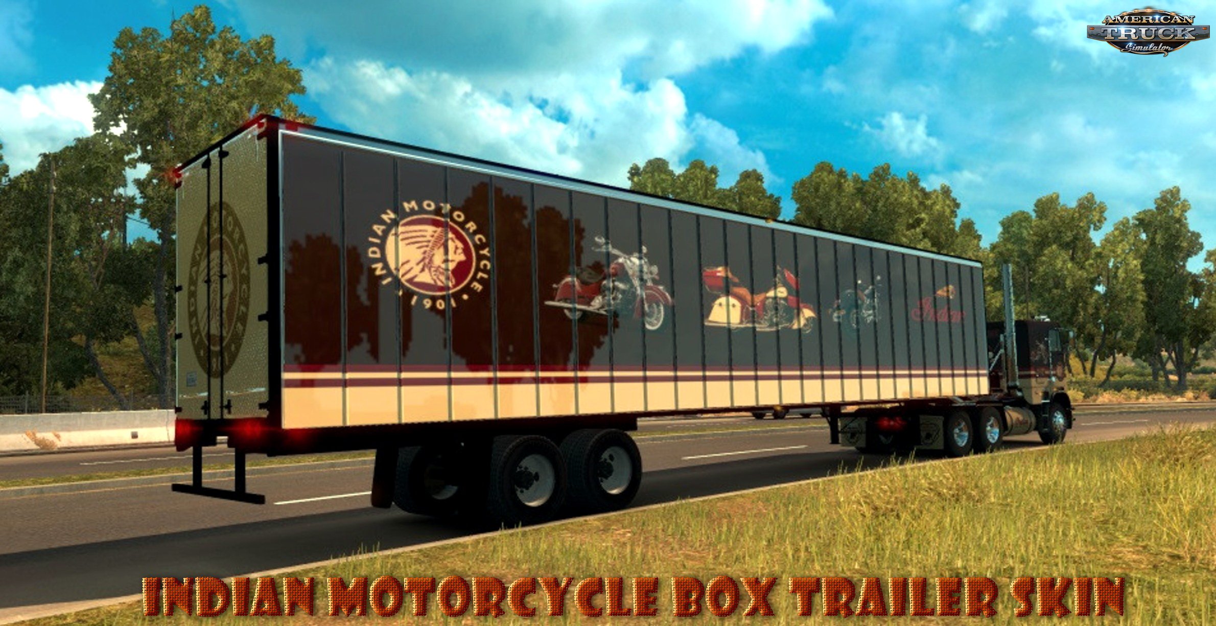 Indian Motorcycle Box Trailer Skin v1.0 (v1.6.x)