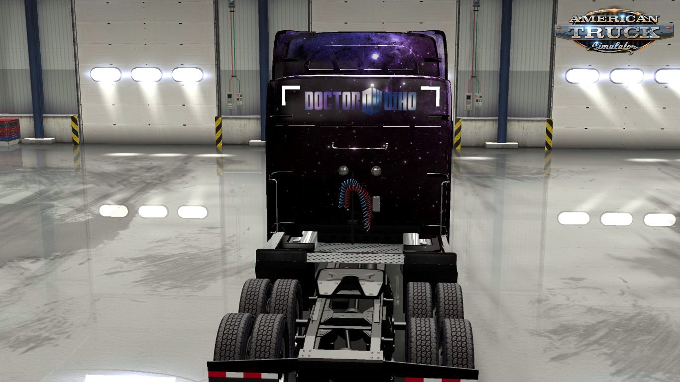Doctor Who Skin for Peterbilt 579 v1.0 (1.28.x)