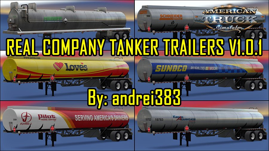 Real Company Tanker Trailers v1.0.1 by andrei383 (1.28.x)