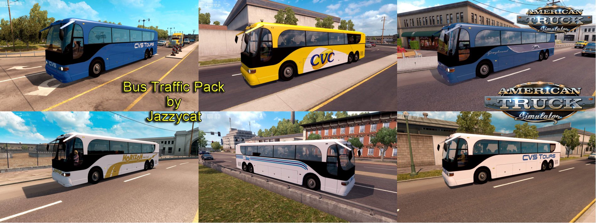 Bus Traffic Pack v1.2 by Jazzycat