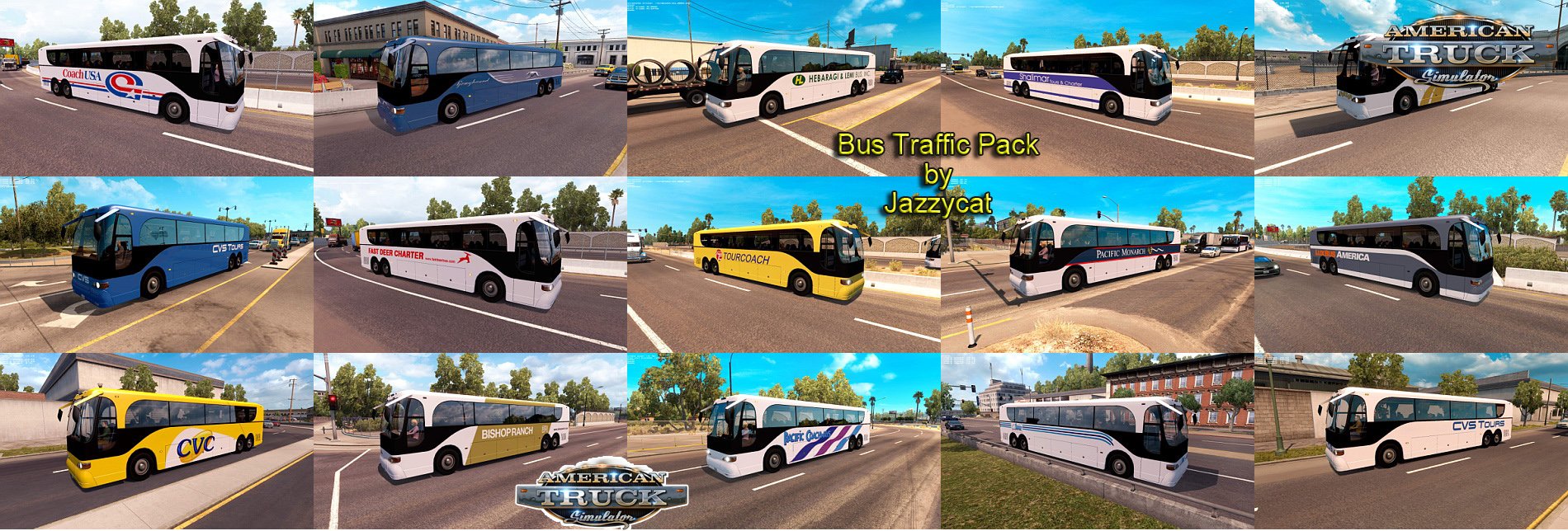 Bus Traffic Pack v1.2 by Jazzycat