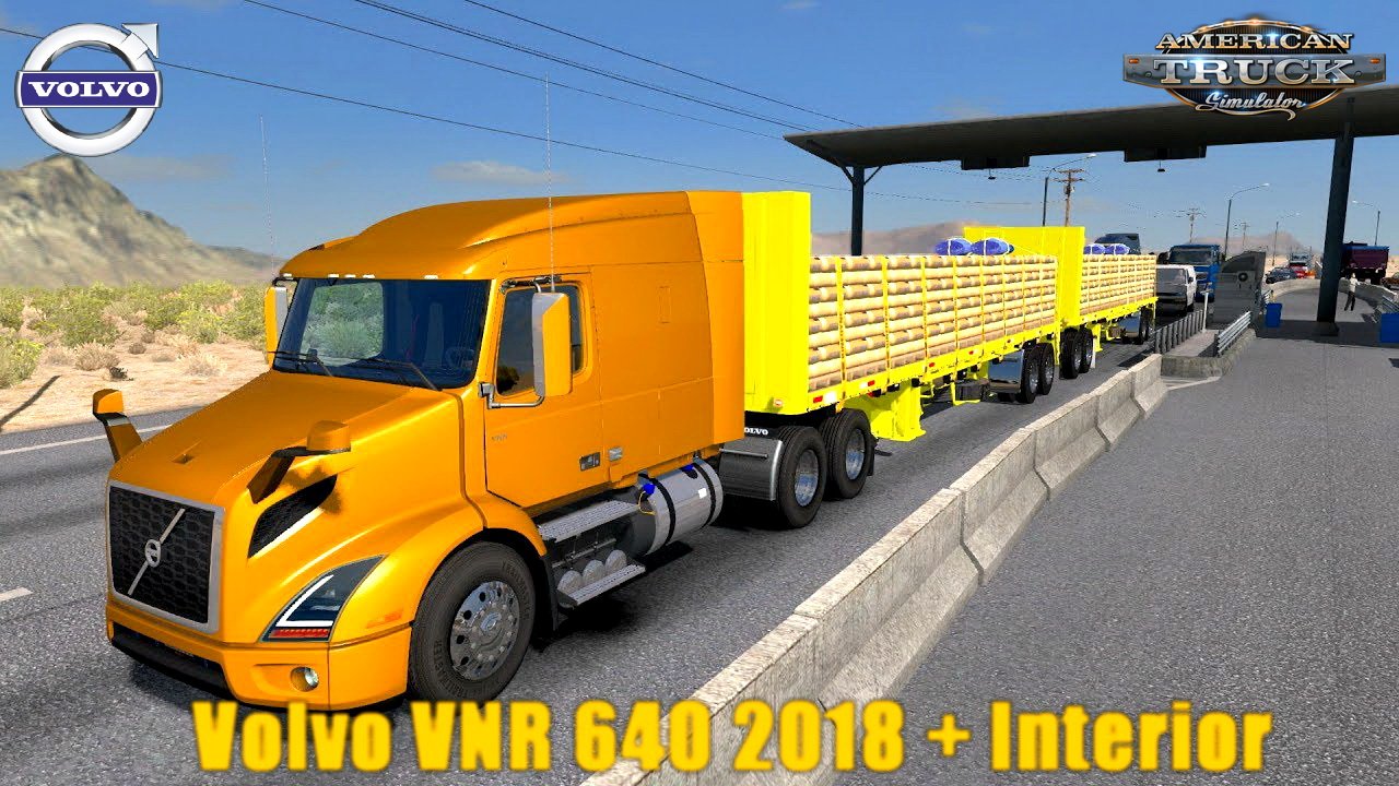 Volvo VNR 640 2018 + Interior v1.0 (1.29.x)
