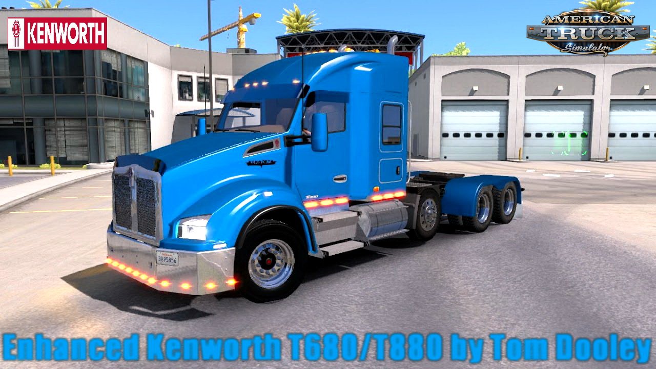 Enhanced Kenworth T680/T880 v1.0 by Tom Dooley (Updated) (1.29.x)