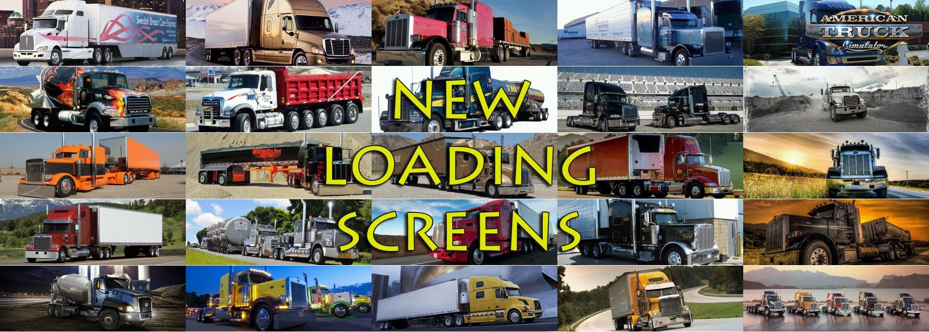 50 New Loading Screens Mod for Ats