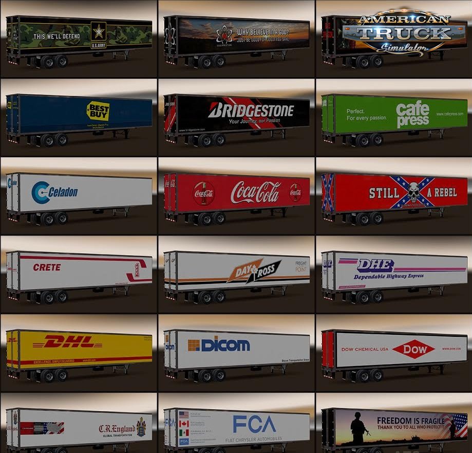 New USA Trailers Pack v3.0 (1.30.x)