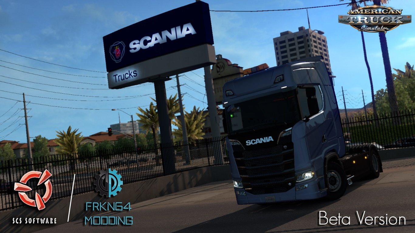 Scania Trucks for Ats v1.1 [1.29.x]