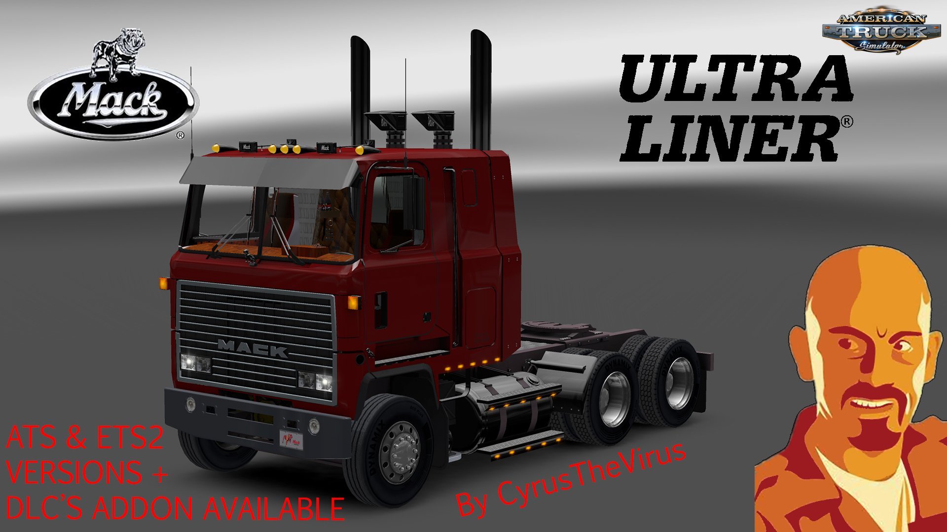 Mack Ultraliner + Interior v1.0 by CyrusTheVirus (1.30.x)