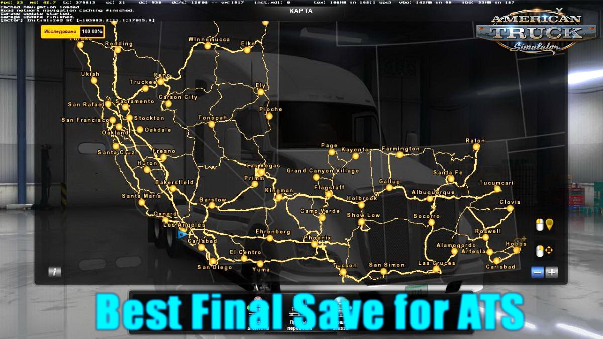Best Final Save for ATS v1.0 by Denrus (1.29.x)