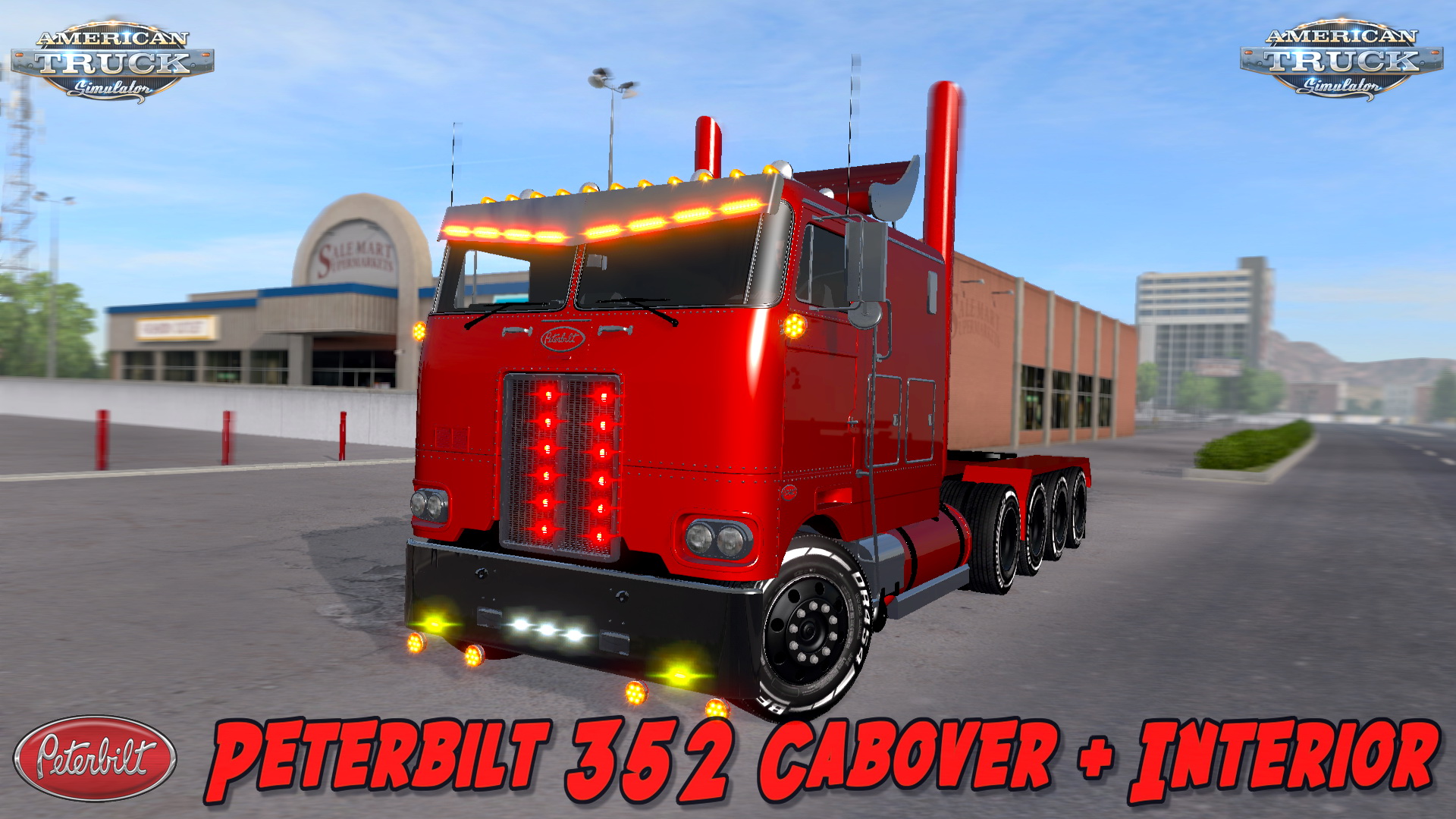 Peterbilt 352 Cabover + Interior v2.0 (1.29.x)