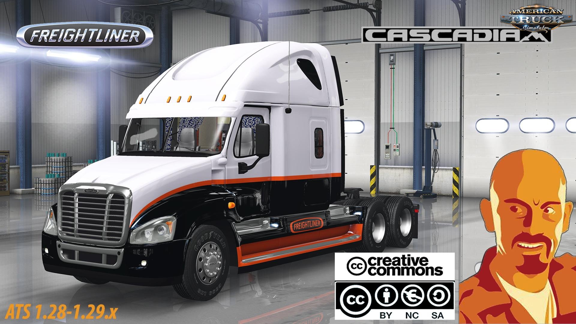 Freightliner Cascadia v1.0 by CyrusTheVirus (1.29.x)