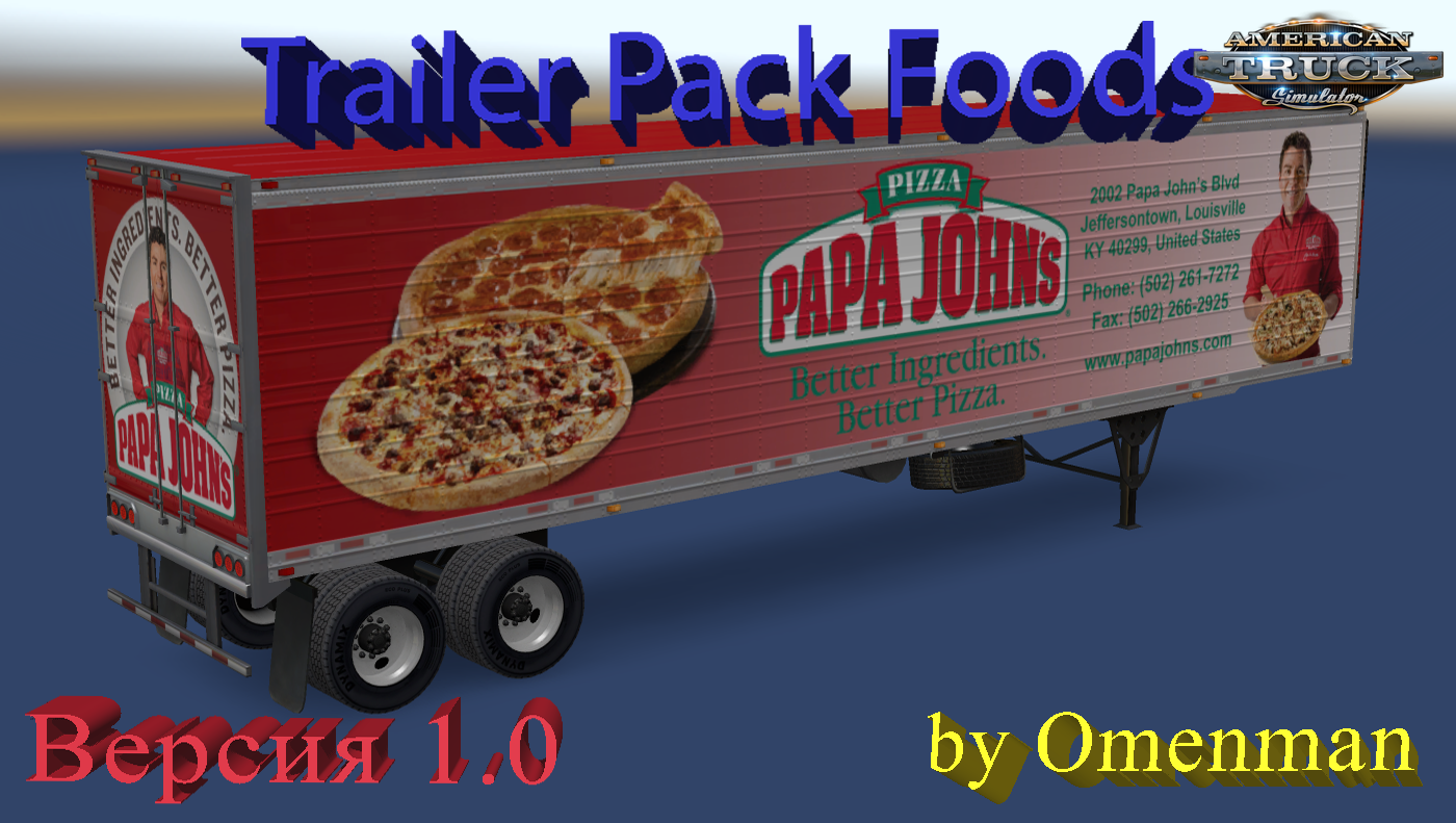 Trailer Pack Foods v1.0 by Omenman (1.29.x)