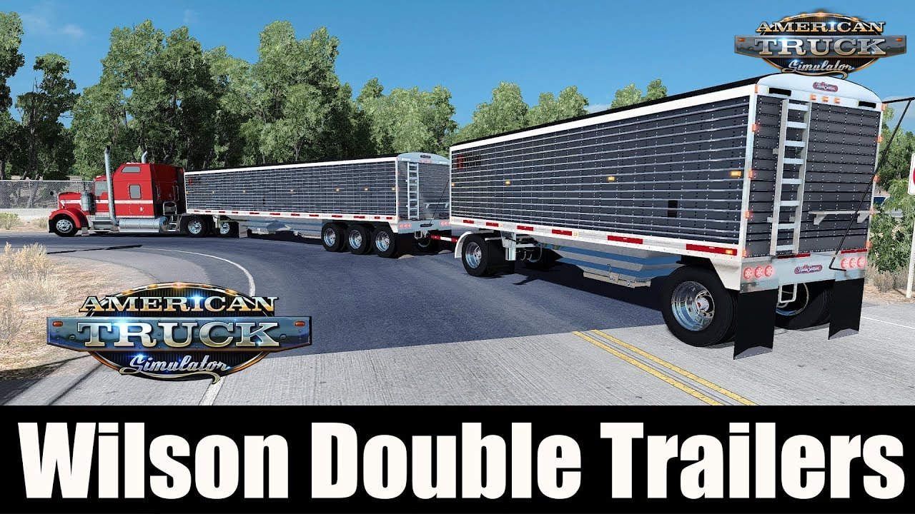 Wilson Double Trailers Pinga - American Truck SImulator