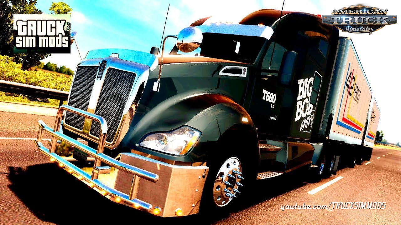 Kenworth T680 Big Bob Edition v1.0 (1.29.x) - American Truck Simulator