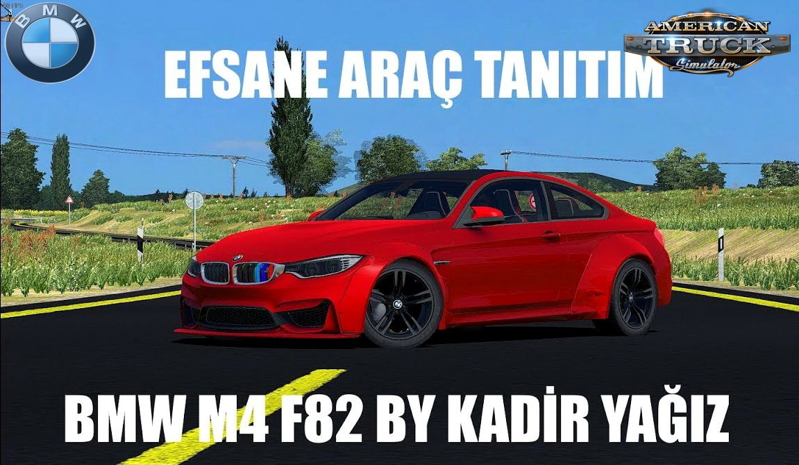 BMW M4 F82 + Interior v4.1 by KadirYagiz (1.38.x)