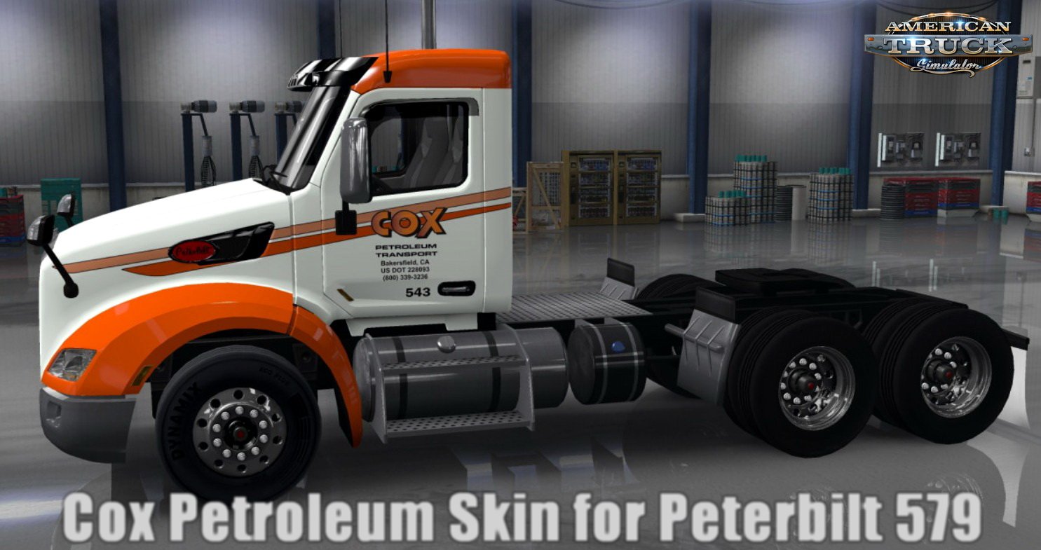 Cox Petroleum Skin for Peterbilt 579 v1.0 (1.30.x)