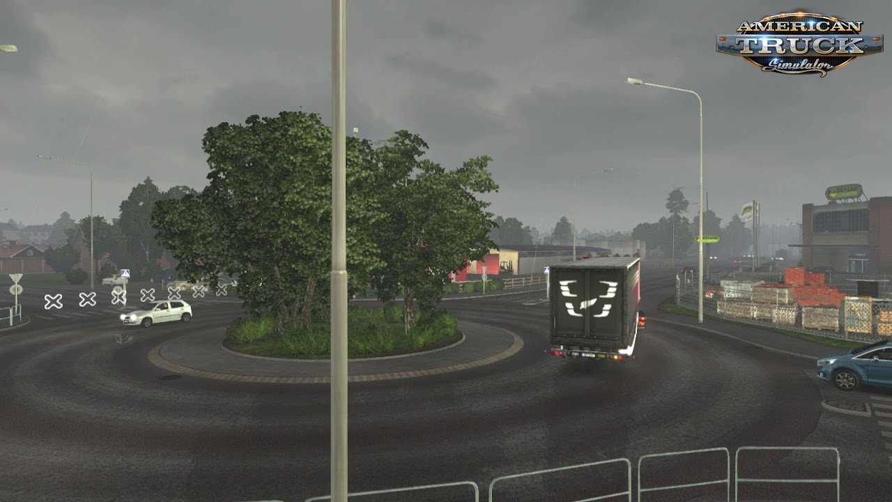 Less rain strips for Ats and Ets2