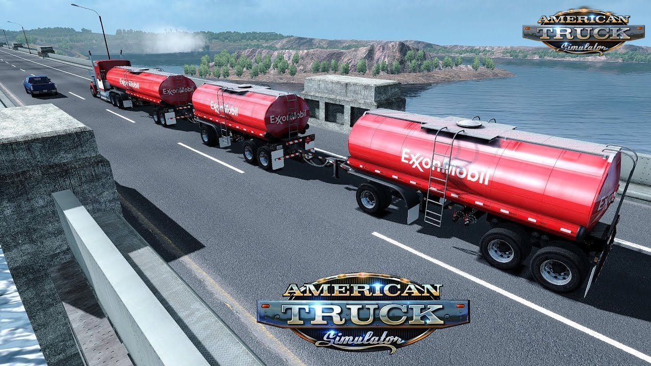 Triple Tanker Trailers (1.30.x) - American Truck Simulator