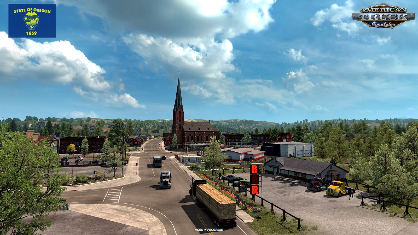 Oregon, the Beaver State - work in progress for American Truck Simulator