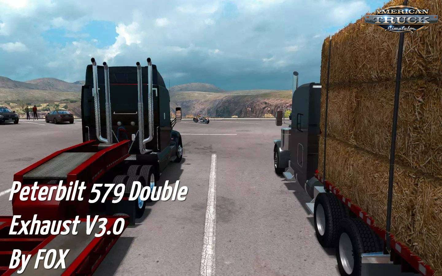 Peterbilt 579 Double Exhaust v3.0 SP/MP (1.30.x)