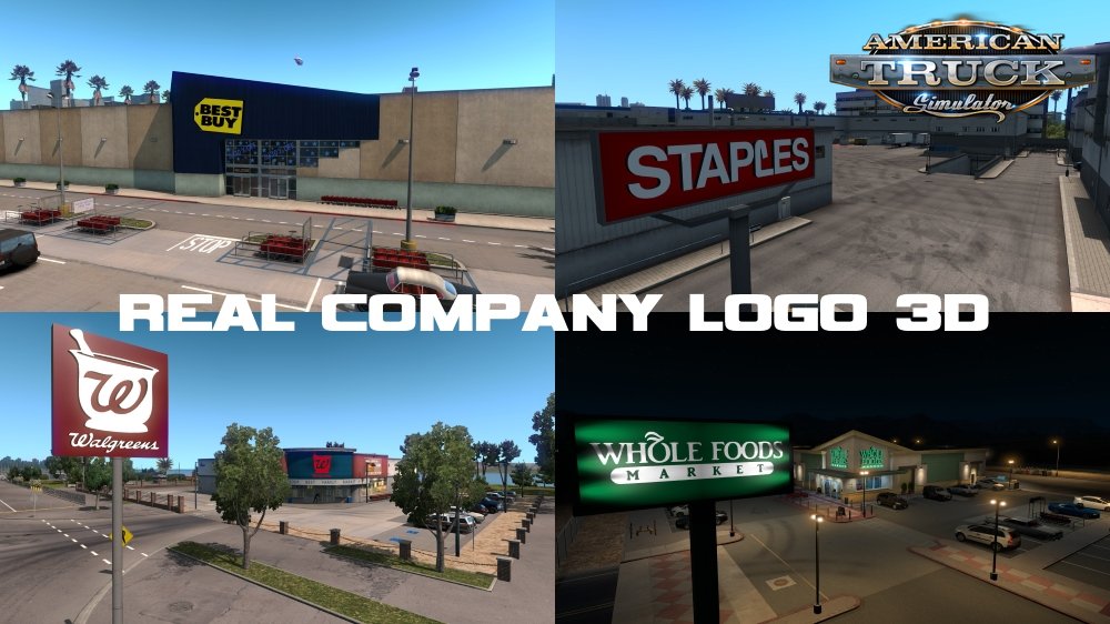 Real Company Logo 3D v1.7.4 by P16 (1.39.x) for ATS