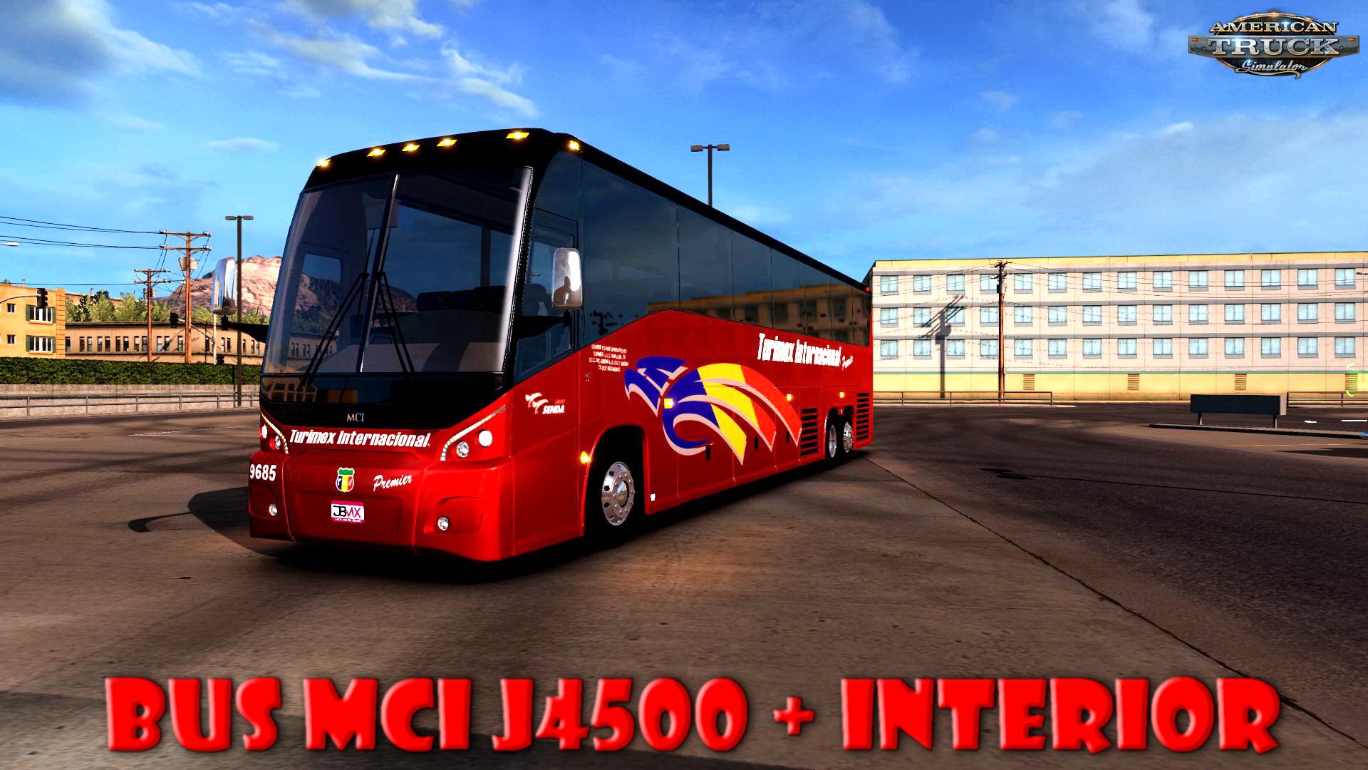 Bus MCI J4500 + Interior (Update + Fix) v2.0 by DBMX (1.31.x)