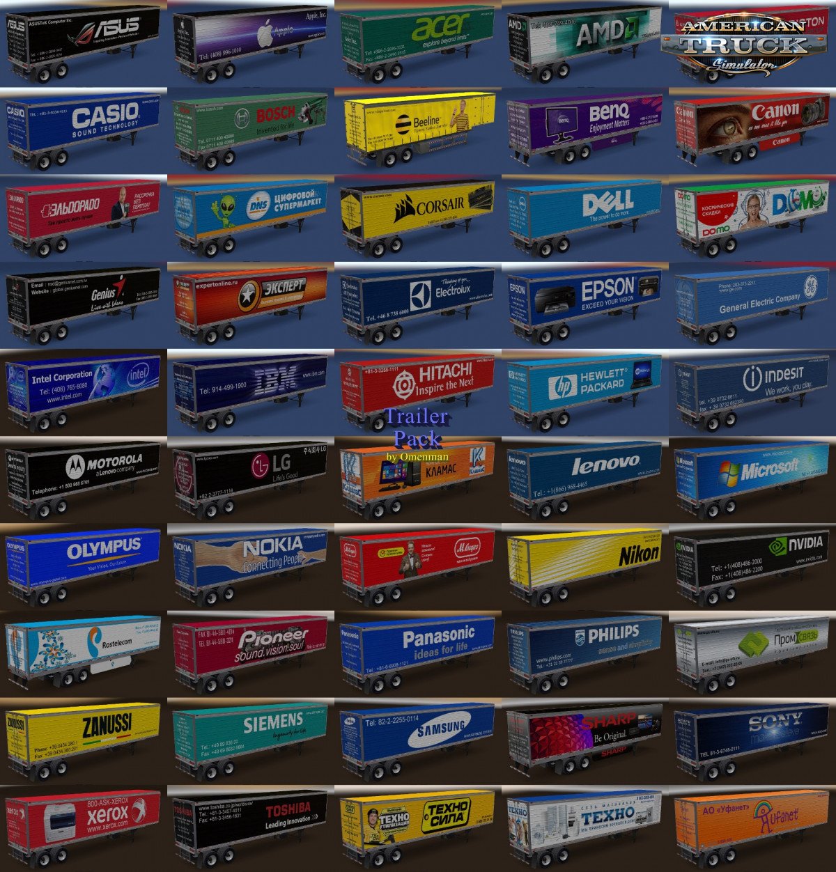 Trailer Pack Electronics v3.0 by Omenman