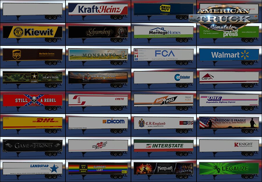New USA Trailers pack v3.1