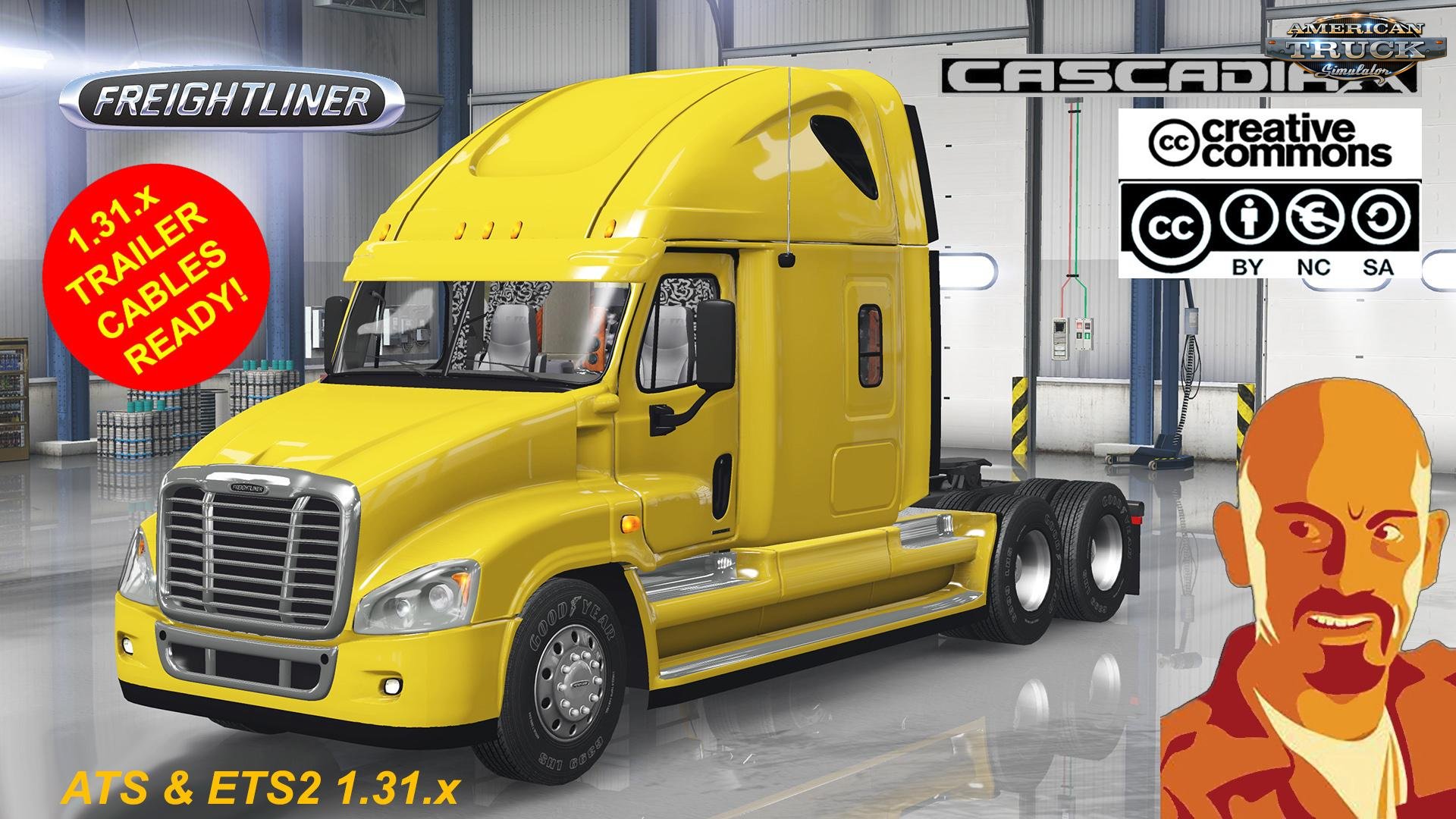 Freightliner Cascadia v1.0 by CyrusTheVirus (1.31.x)