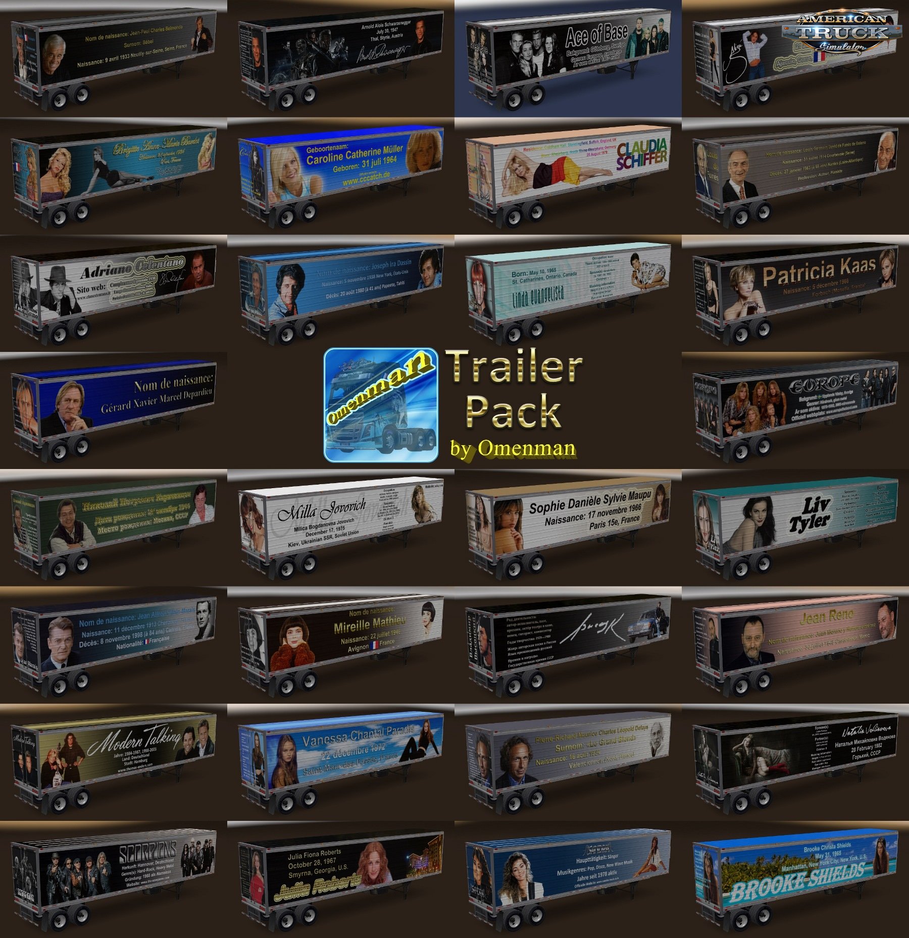 Trailer Pack Stars v.1.04.00 for Ats