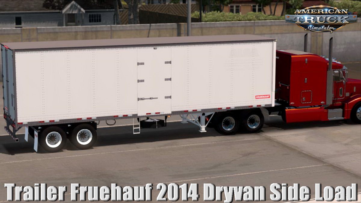 Trailer Fruehauf 2014 Dryvan Side Load v1.0 (1.31.x)