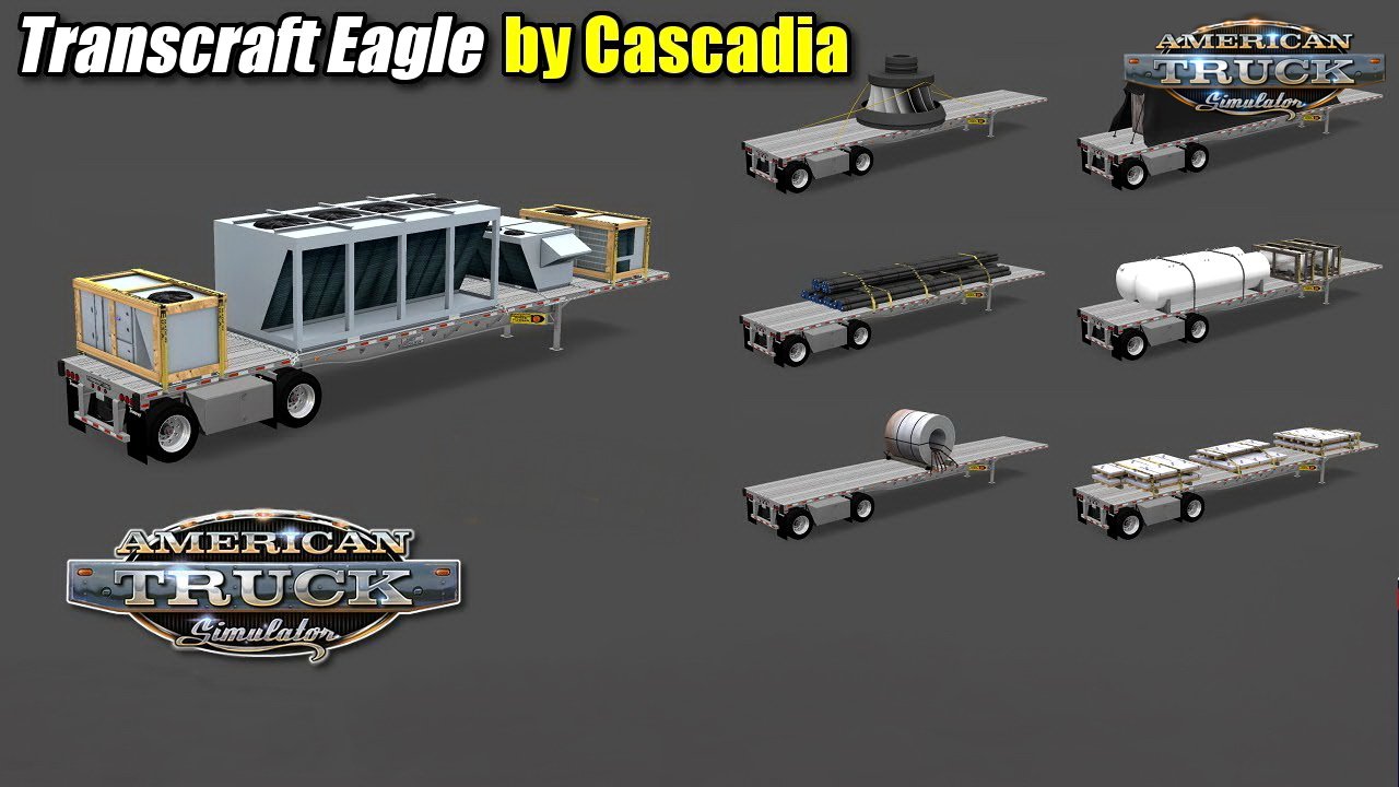 Trailer Flatbed Transcraft Eagle v1.0 by Cascadia (1.31.x)
