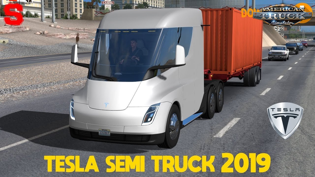 Tesla Semi Truck 2019 + Trailer v1.0 (1.31.x) (ATS)