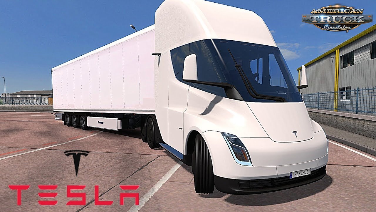 Tesla Semi Truck 2019 + Trailer v1.0 (1.35.x) for ATS