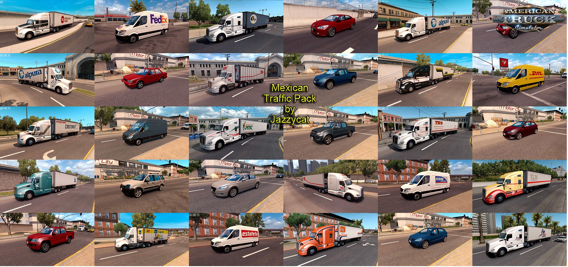 Mexican Traffic Pack v1.7 by Jazzycat