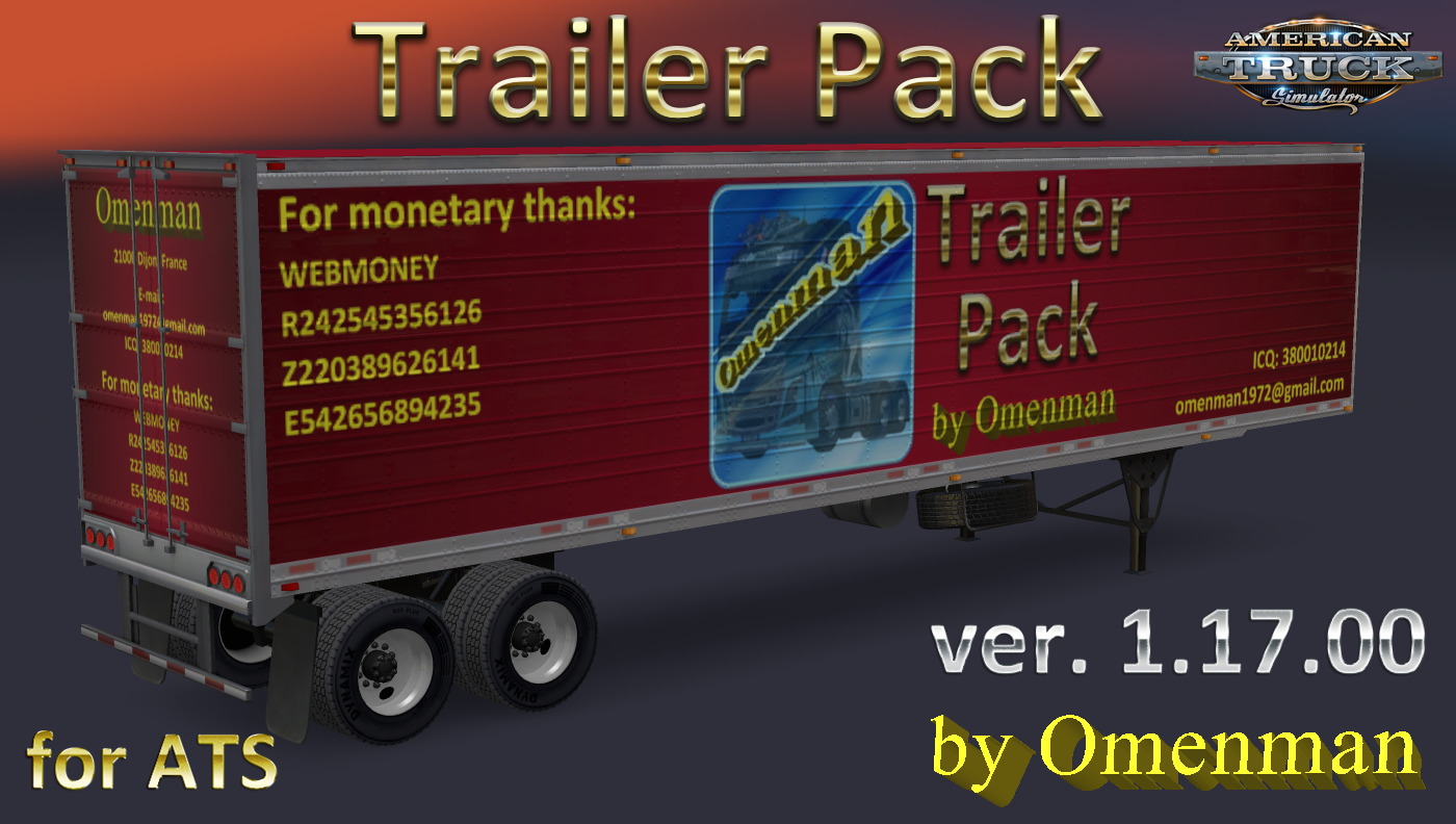 Trailer + Cargo Pack v1.17 by Omenman (1.31.x)