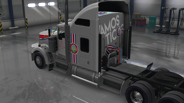 Costa Rica Skin for Kenworth W900 v1.0 (1.31.x)