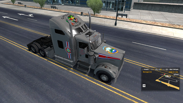 Costa Rica Skin for Kenworth W900 v1.0 (1.31.x)