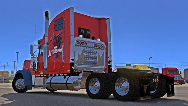 Spiderman Skin for Freightliner Classic XL v1.0 by Chablo954 (1.31.x)