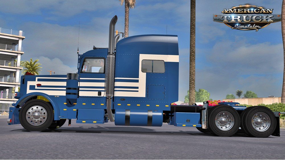 Blue Skin for Peterbilt Viper 389 v1.0 by Chablo954 (1.31.x)
