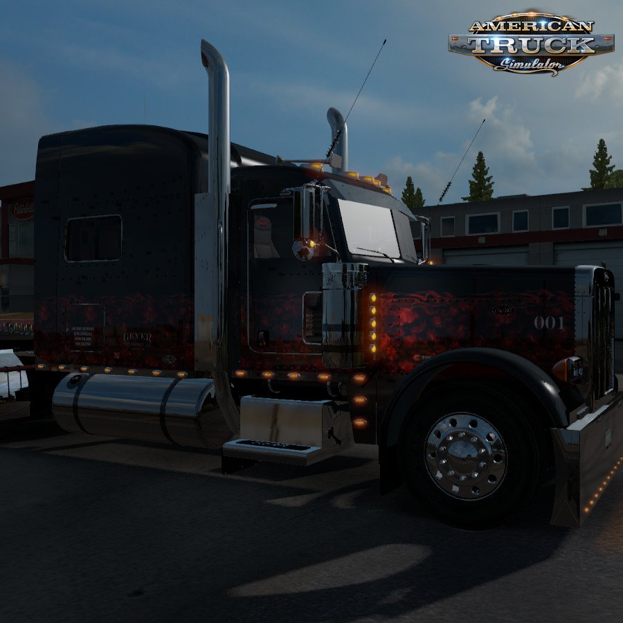 Hell of Wheels Skin for Peterbilt 389 v1.0 (1.32.x)