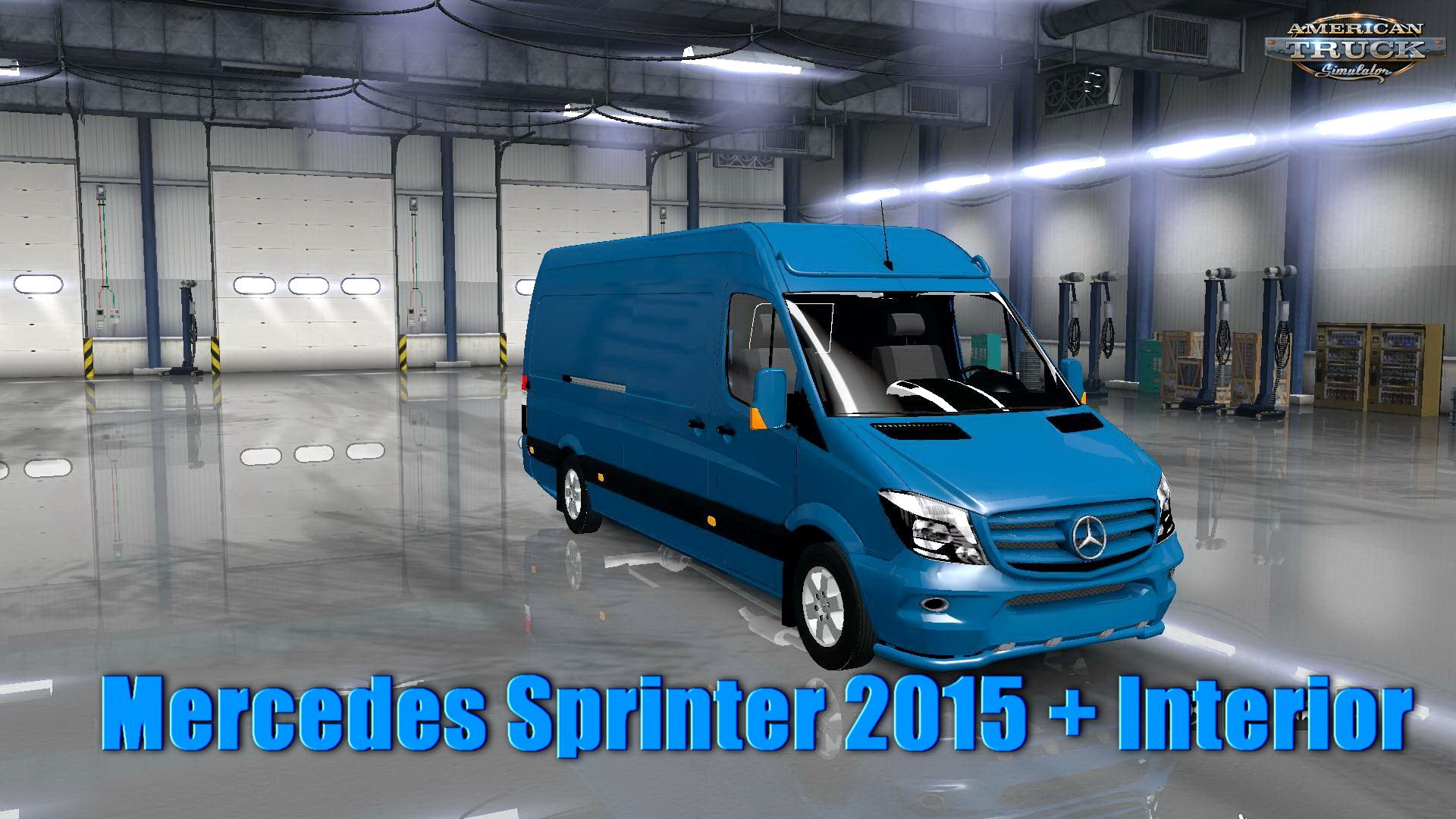 Mercedes Sprinter 2015 + Interior v1.0 (1.32.x)